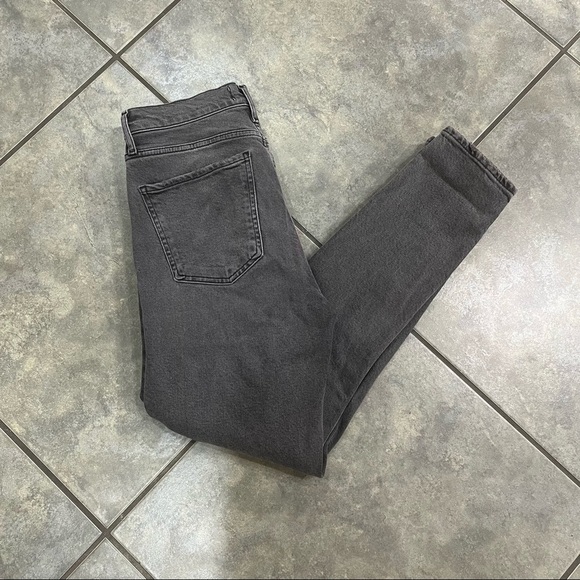 AGOLDE Nico High Rise Button Fly Slim Jean In Virtue Sz 26 Classic City Casual - Picture 4 of 12